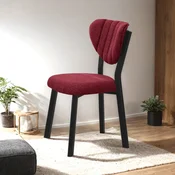 HANAH HOME Trpezarijska stolica Elma Burgundy