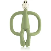 Matchstick Monkey Teething Toy and Gel Applicator grizalo s krtačko 2v1 Olive 1 kos