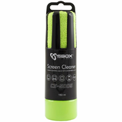Sredstvo za čišćenje SBOX CS-5005, s mikrofiber krpicom, zeleno CS-5005G