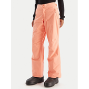 Roxy Smučarske hlače Snowy Crest PT ERJTP03301 Koral Regular Fit