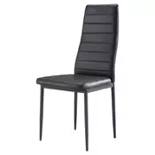 STOLICA crna metal, tekstil