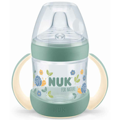 Boca za sok sa silikonskim vrhom NUK for Nature - 150 ml, zelena