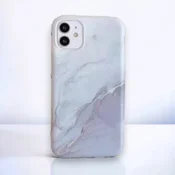 Infostyle Silikonski ovitek Marble za iPhone 14 Siva/TPU silikon