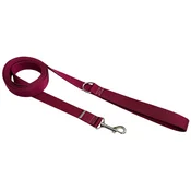 shumee Tradicionalni pasji povodec 2,5 cm bordo s pripenjanjem Tradicionalni pasji povodec 2,5 cm bordo s pripenjanjem S - 1,1 m