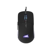Baracuda MIŠKA BGM-011 NAUTILUS Črna RGB / 12.800 dpi