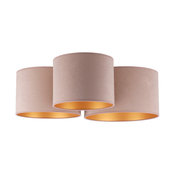 Duolla - Plafonska svetiljka ROLLER TRIO 3xE27/60W/230V braon