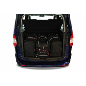 KJUST Komplet 4 kosov potovalnih torb AERO za FORD TOURNEO COURIER 2014+