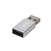 shumee Adapter LogiLink USB 3.2 Gen1 Type-C, USB-A (vtič) na USB-C (vtičnica)