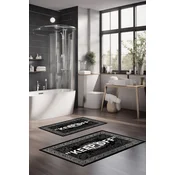 Lessentiel Maison Set prostirki za kupatilo CT-5282, 2 Komada, Tamnosiva