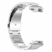 BStrap Stainless Steel pašček za Xiaomi Amazfit Active Edge, silver