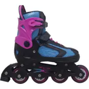 ROLER PW126B-10 CRNO TIRKIZ LJUBICASTA XS(29-32) PVC ABEC5 PU TOCKICI