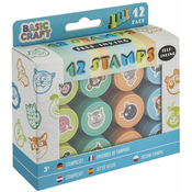 Set pečata Grafix - 12 komada, plava
