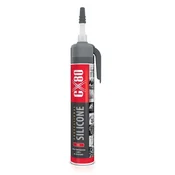 cx80 Silikonska tesnilna masa, odporna na olje CX-80 Professional, rdeča, trpežna, odporna na UV žarke od -65°C do +260C 210 g