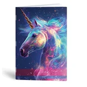 Beležka ABC-123 - unicorn, 40 listna