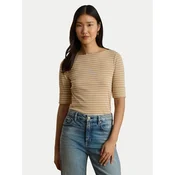 LAUREN RALPH LAUREN Bluza Judy 200P13919003 Bež Regular Fit