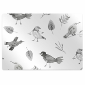 Decormat Podloga za pisarniški stol Drawn birds 140x100 cm 2 cm