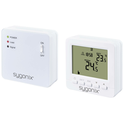 Sygonix Sygonix brezžični sobni termostat nadometna tedenski program 1 do 70 °C, (20634439)