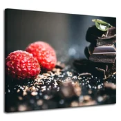 shumee Platno s potiskom Kuhinja Maline s čokolado 100x80