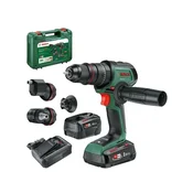 BOSCH 06039E2104 AdvancedImpact 18V-80 QuickSnap Akumulatorska vibraciona bušilica 2.0Ah + 4.0Ah + Punjac + Kofer