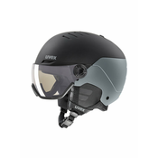 Uvex WANTED VISOR PRO V, smučarska čelada, črna S566316