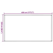 Tepih za šator svijetlozeleni 250 x 450 cm HDPE