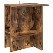 vidaXL vidaXL Klubska miza Dimljen hrast 40 x 30 x 49 cm Inženirski les, (5000295488)