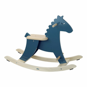 Vilac Drveni konjić za ljuljanje plavi