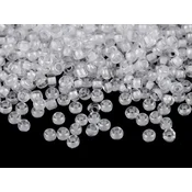 Rokail 8/0 - 3 mm, svetle barve - bela (450 g)