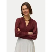 Vero Moda Srajca Irina 10338396 Bordo rdeča Regular Fit