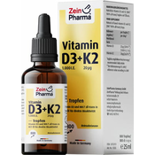 ZeinPharma Vitamin D3 1000 IU + K2 kapljice