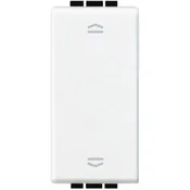 DVOSTRUKO STIKALO LIVING LIGHT 1P/16A/250V 1M BELA N4027N