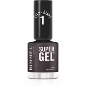 Rimmel Super Gel gel lak za nohte brez uporabe UV/LED lučke odtenek 103 Brownie 12 ml