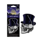 slomart AROMA CAR osvežilec zraka, SKULL IN HAT BLACK OUD