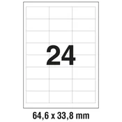 ETIKETE ILK 64,6X33,8MM PK100L ZWECKFORM 3658