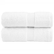 Vidaxl Premium brisače za pranje SOLUND 2 kosa bele 30x30 cm 600 g/m2