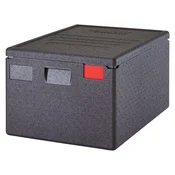 Toplotnoizolacijska posoda Cambro Cam GoBox z zgornjim polnjenjem, 600 x 400 mm, 80 l, črna