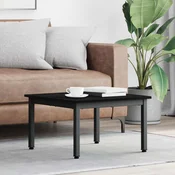 vidaXL Klubska miza Črna Orehovina 60 x 60 x 36 cm Konstruiran les