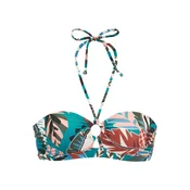 BUFFALO Bikini zgornji del voda/roza/burgund/črna