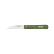 Paring knife N°114, stainless steel, 7 cm, Les Essentiels, Green - O