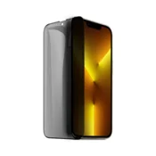 shumee Zaščitno steklo s črnim okvirjem za iPhone 13 Pro