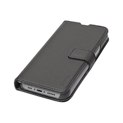SBS Wallet Stand maskica za iPhone 14, preklopna, crna