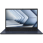 Prenosnik Asus ExpertBook B1 B1502CVA-UI73C1 i7/16GB/512GB SSD/15,6 FHD/Windows 11 Pro (temno-moder/črn)