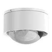 Top Light Puk Mini One 2 LED reflektor, prozorna leča, bela mat barva - Dnevna soba/jedilnica - Dizajn - bela mat, krom, prozorna - Kovina