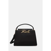 Karl Lagerfeld crossbody torbica ženska usnjena K/SIGNATURE