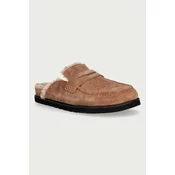 Dune London loaferji ženski semišasti Goldy
