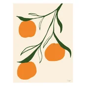 Plakat 30x40 cm Orange – Anna Mörner – The Poster Club