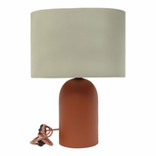 Smeda/bež stolna lampa (visina 41,5 cm) – Antic Line