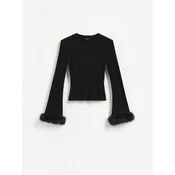 Reserved - Bluza sa veštackim krznom