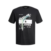 Jack & Jones Muška majica MAJICA M KR JJCLARC TEE SS CRE Crna