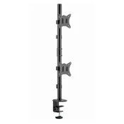Gembird MA-D2-02 /17-32/9kg/tilt Podesiv vertikalnii držač za dva monitora